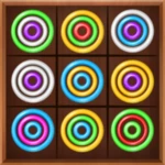 color rings - colorful puzzle android application logo